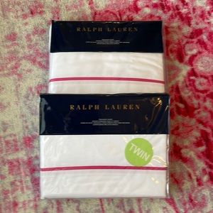 2 Matching Ralph Lauren Duvets.         (Twin Size)